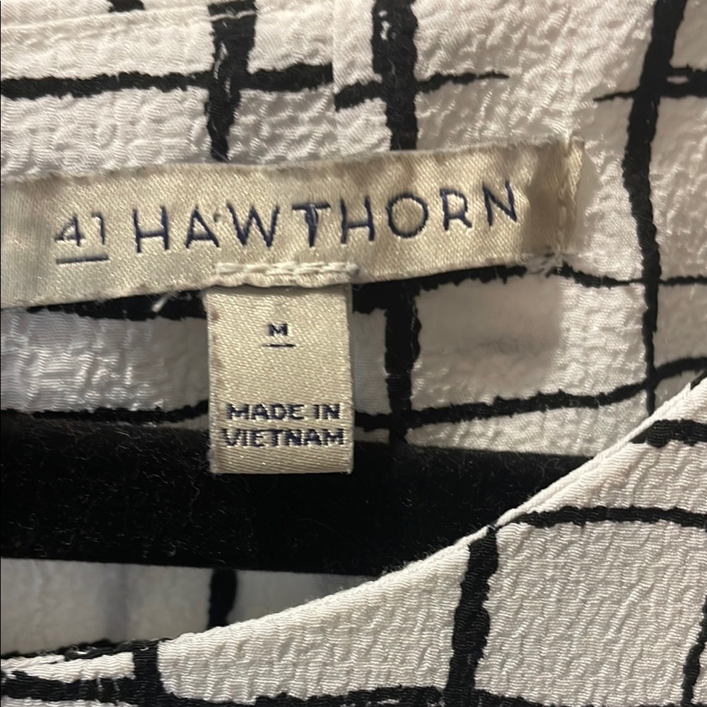 41 Hawthorn Monochrome Checkered Tank Top - Picture 2 of 6